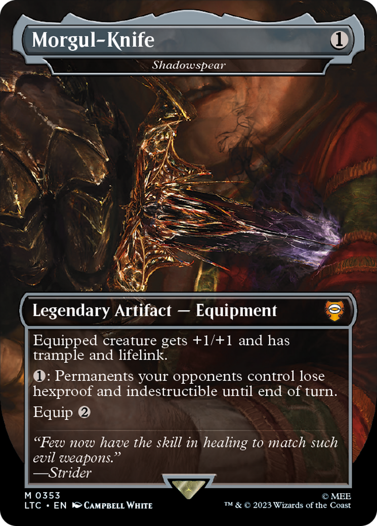 Morgul-Knife - Shadowspear (Borderless)
