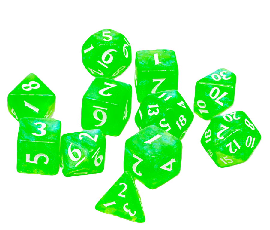 Ultra Pro: Eclipse Acrylic Dice Set (11 Ct) - Multiple Options