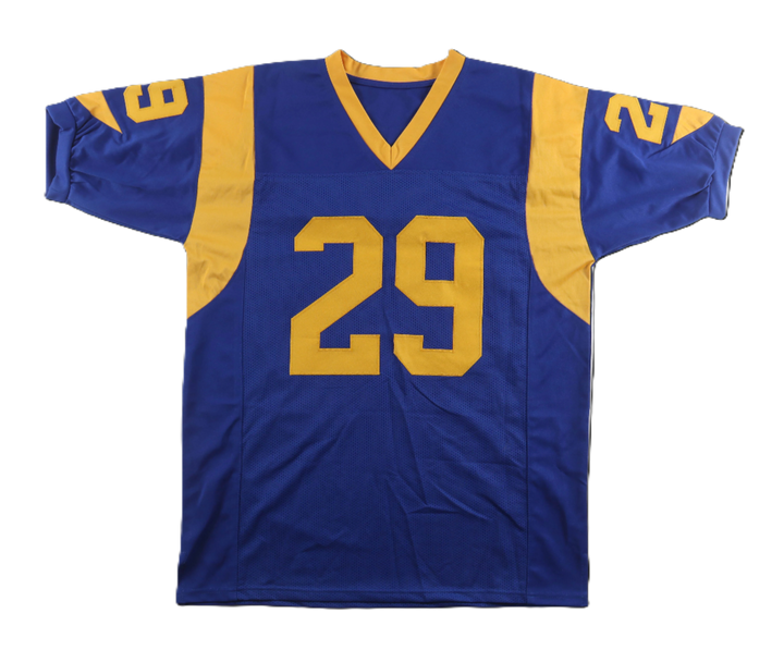Eric Dickerson Autographed Signed Custom Jersey  Inscribed "HOF 99" -  JSA COA