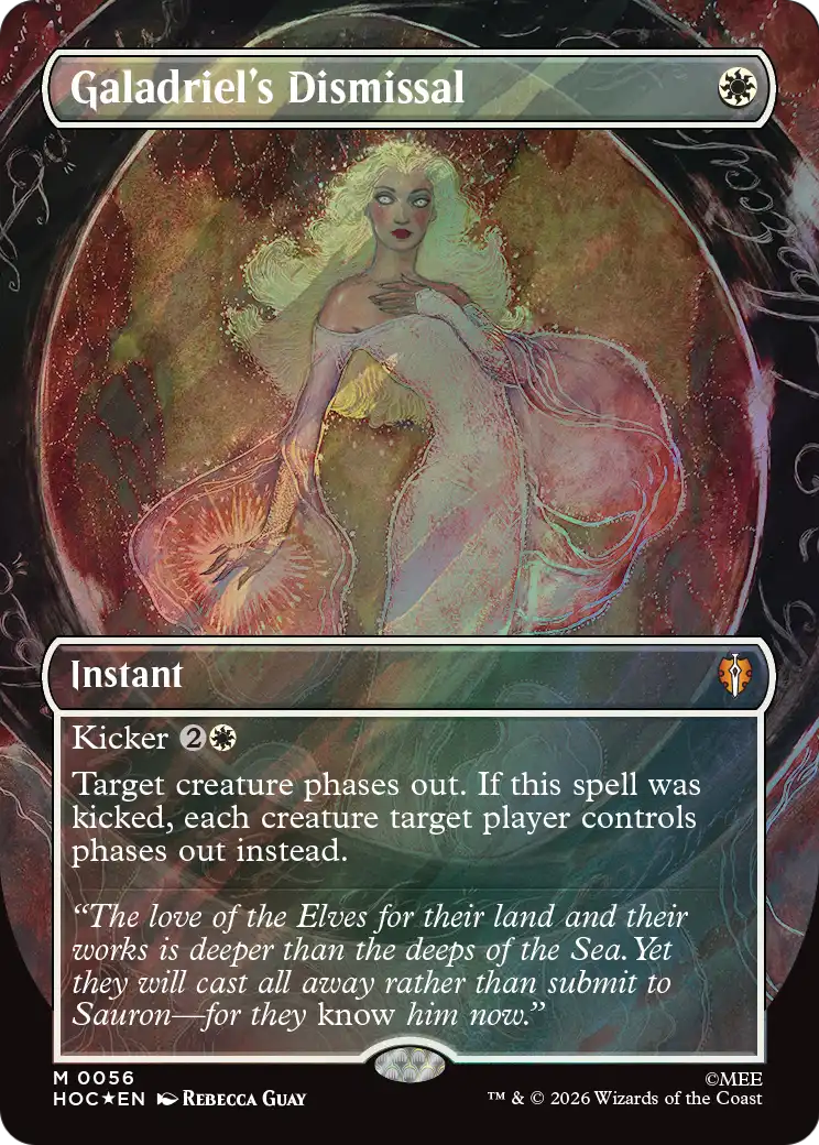 Galadriel's Dismissal (Borderless) (Surge Foil)
