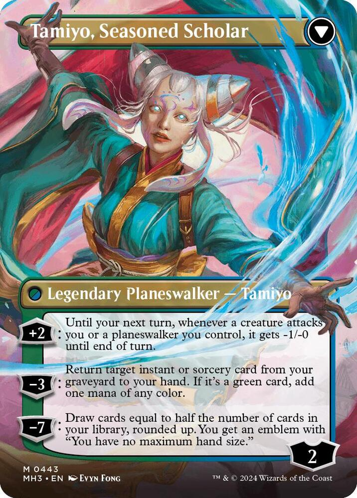 Tamiyo, Inquisitive Student (Borderless) - Modern Horizons 3 (MH3)