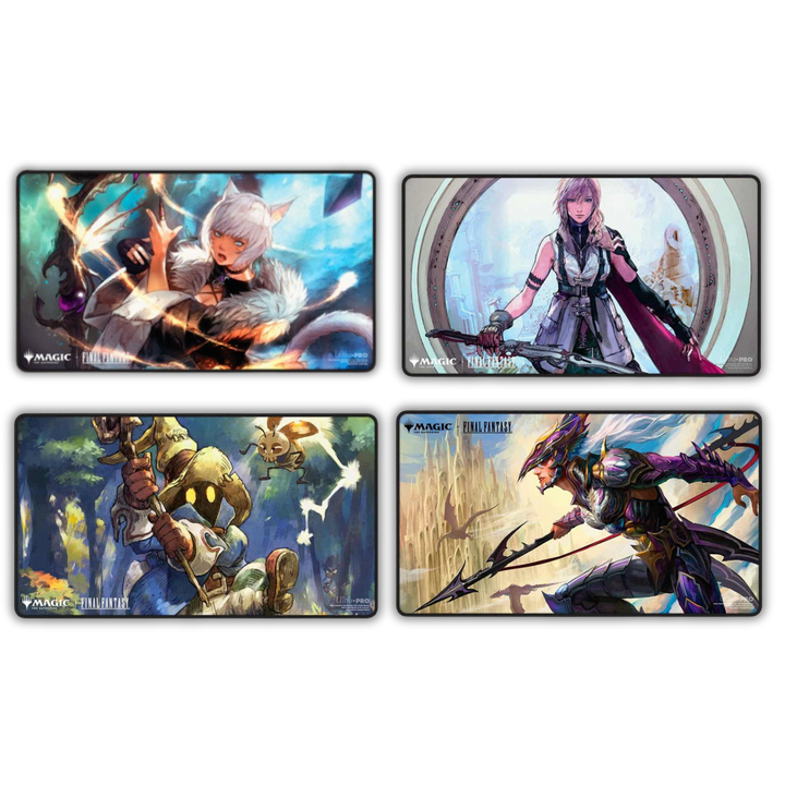 Ultra Pro: Premium Black Stitched Playmat - Magic: The Gathering - Final Fantasy