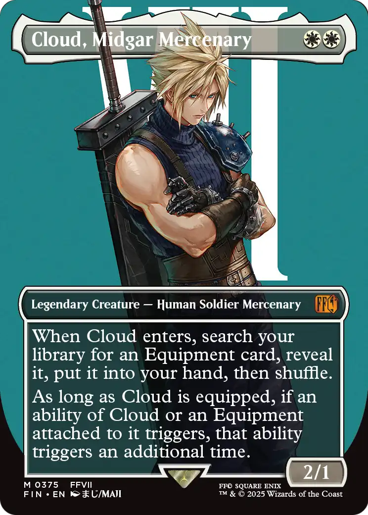 Cloud, Midgar Mercenary (Borderless)
