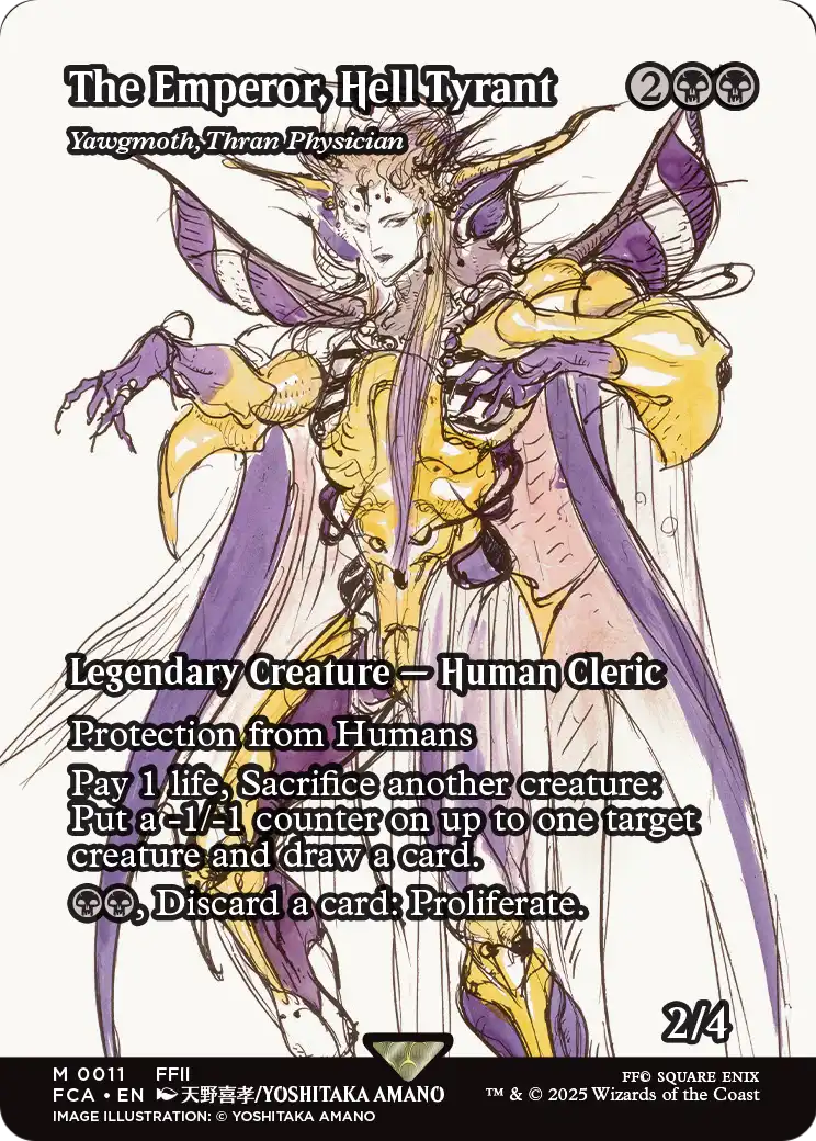 The Emperor, Hell Tyrant - Yawgmoth, Thran Physician (Showcase)