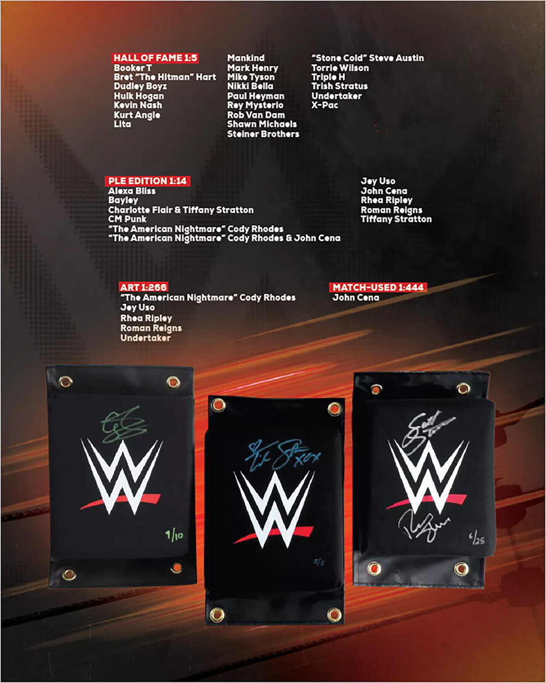 2026 Fanatics Under Wraps WWE Turnbuckle Pads (Single Mystery Box)