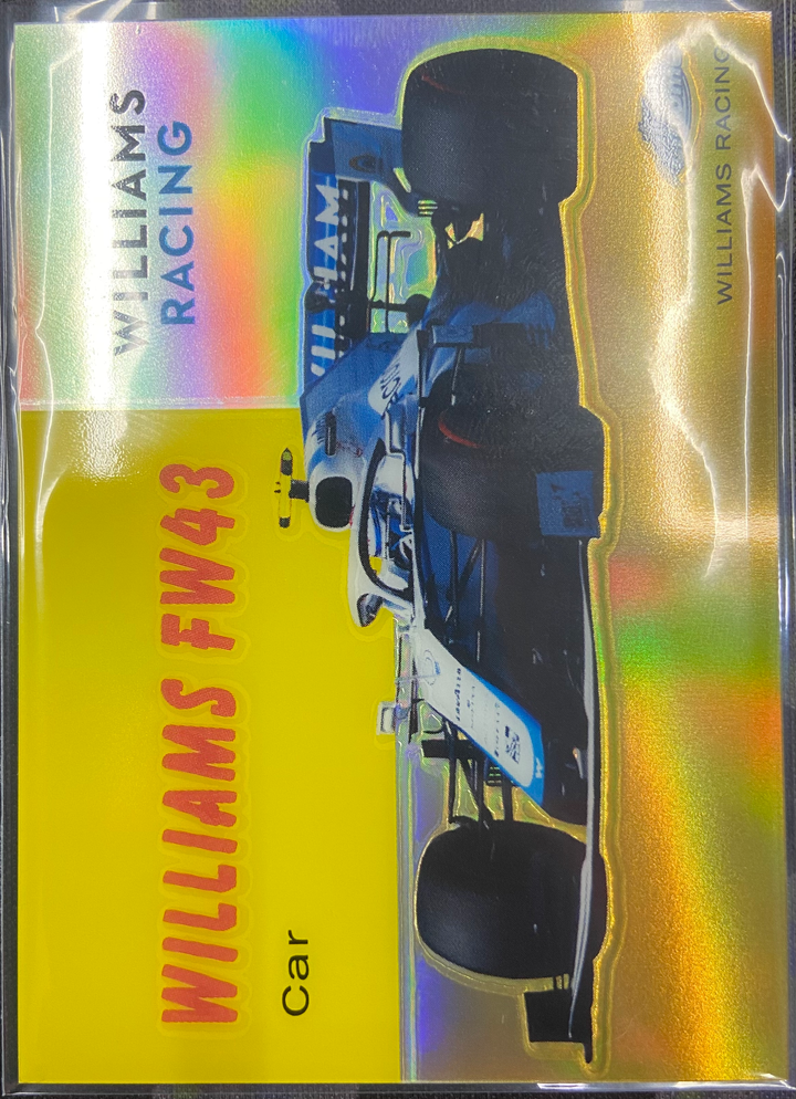 2020 Topps Chrome Formula 1 - Williams FW43 - Gold Refractor /50 - #54W-25