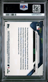 2025 Topps Now - Major League Baseball 1 Tokyo Series - Red Foil /5 - PSA 10