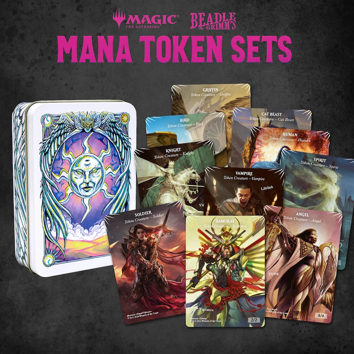 Beadle & Grimm's: Magic: The Gathering - White Mana Metal Token Set