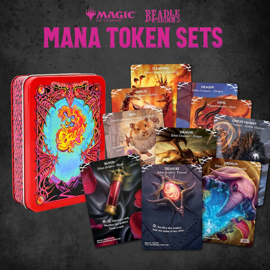 Beadle & Grimm's: Magic: The Gathering - Red Mana Metal Token Set
