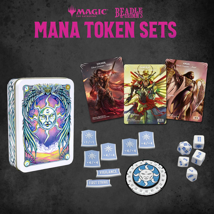 Beadle & Grimm's: Magic: The Gathering - White Mana Metal Token Set