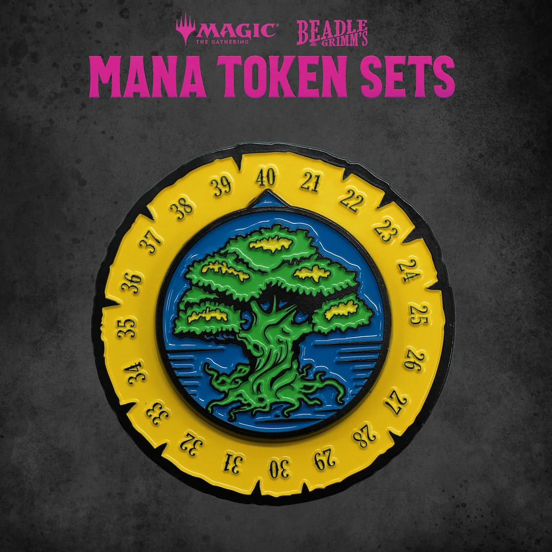 Beadle & Grimm's: Magic: The Gathering - Green Mana Metal Token Set