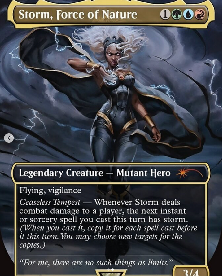 Storm, Force of Nature Original Oil Painting by Magali Villeneuve