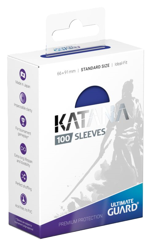 Ultimate Guard: Katana Sleeves (Standard Size 100 Pack) - Various Colors