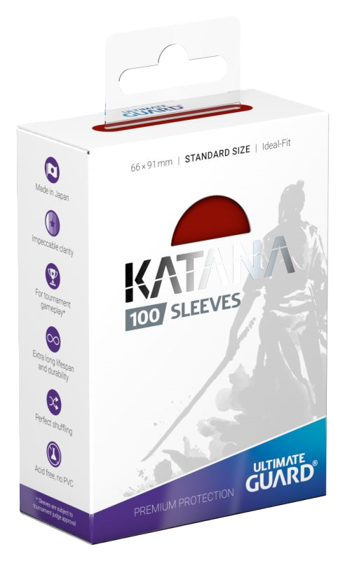 Ultimate Guard: Katana Sleeves (Standard Size 100 Pack) - Various Colors