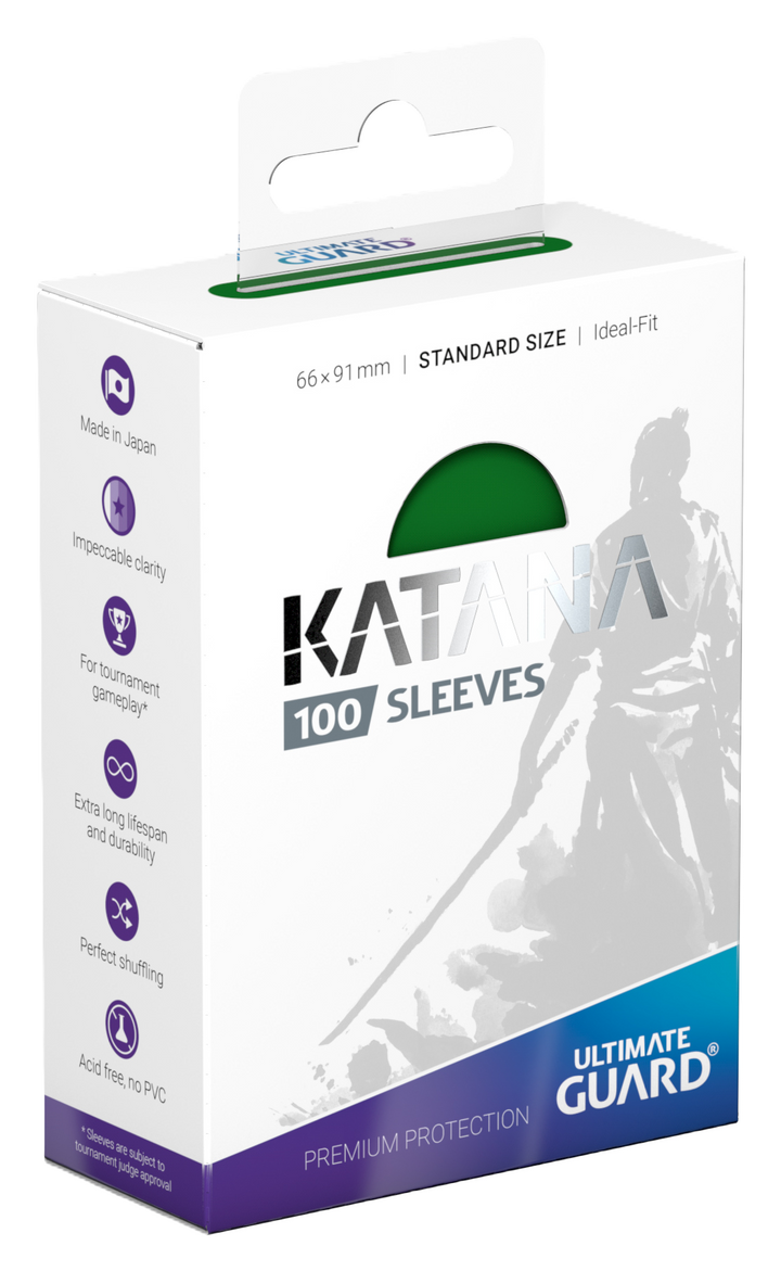 Ultimate Guard: Katana Sleeves (Standard Size 100 Pack) - Various Colors