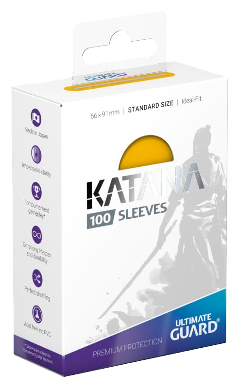 Ultimate Guard: Katana Sleeves (Standard Size 100 Pack) - Various Colors