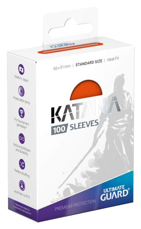Ultimate Guard: Katana Sleeves (Standard Size 100 Pack) - Various Colors