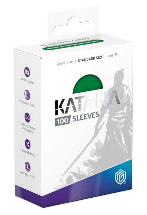 Ultimate Guard: Katana Sleeves (Standard Size 100 Pack) - Various Colors