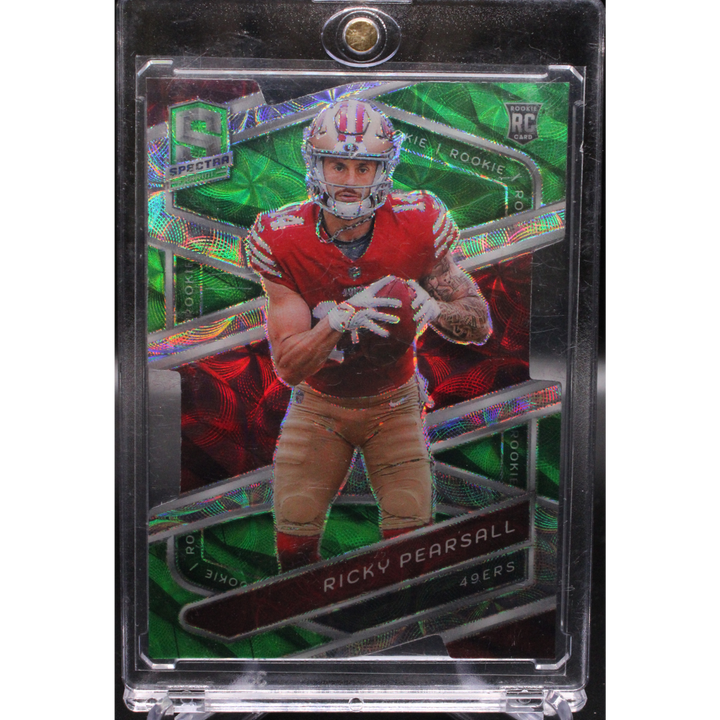 2024 Panini Spectra Football - Ricky Pearsall 124 - Green Scope /30