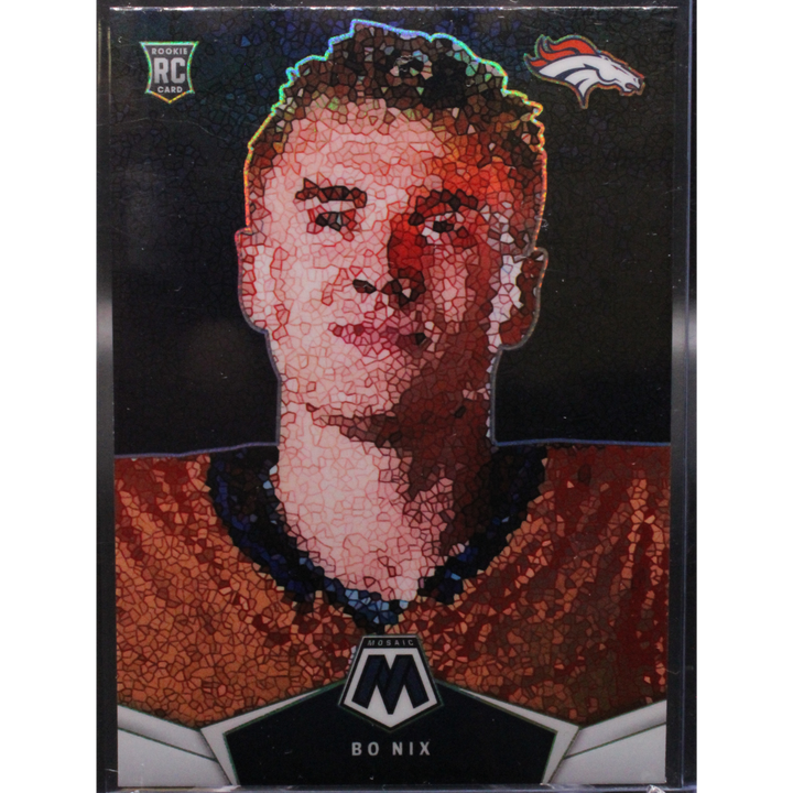 2024 Panini Mosaic Football - Bo Nix MM-BNX - Micro Mosaic