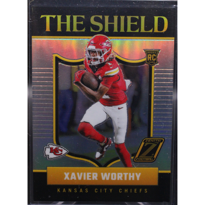 2024 Panini Zenith Football - Xavier Worthy 7 - The Shield