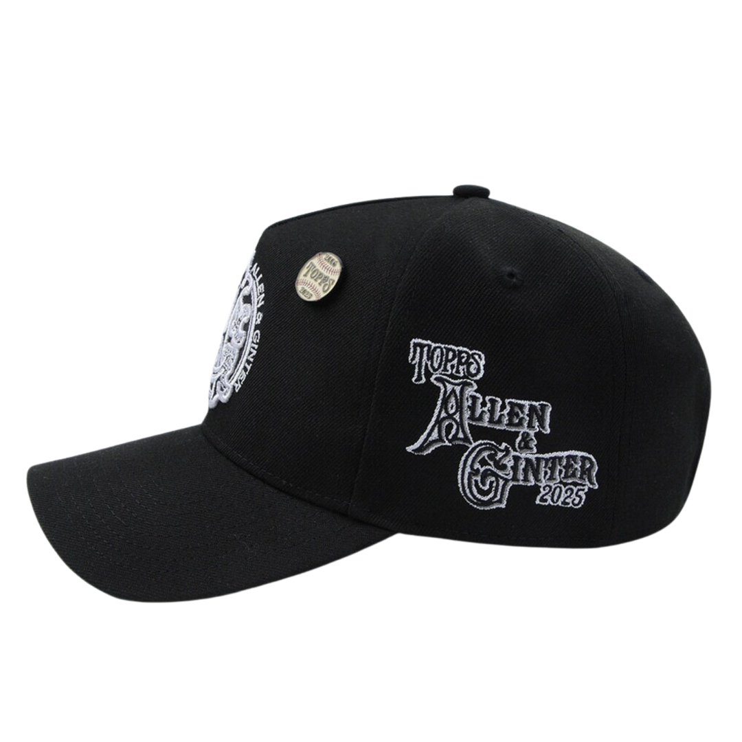 Mitchell & Ness x Topps Allen & Ginter Black 20th Anniversary Pro Pinch Snapback Hat