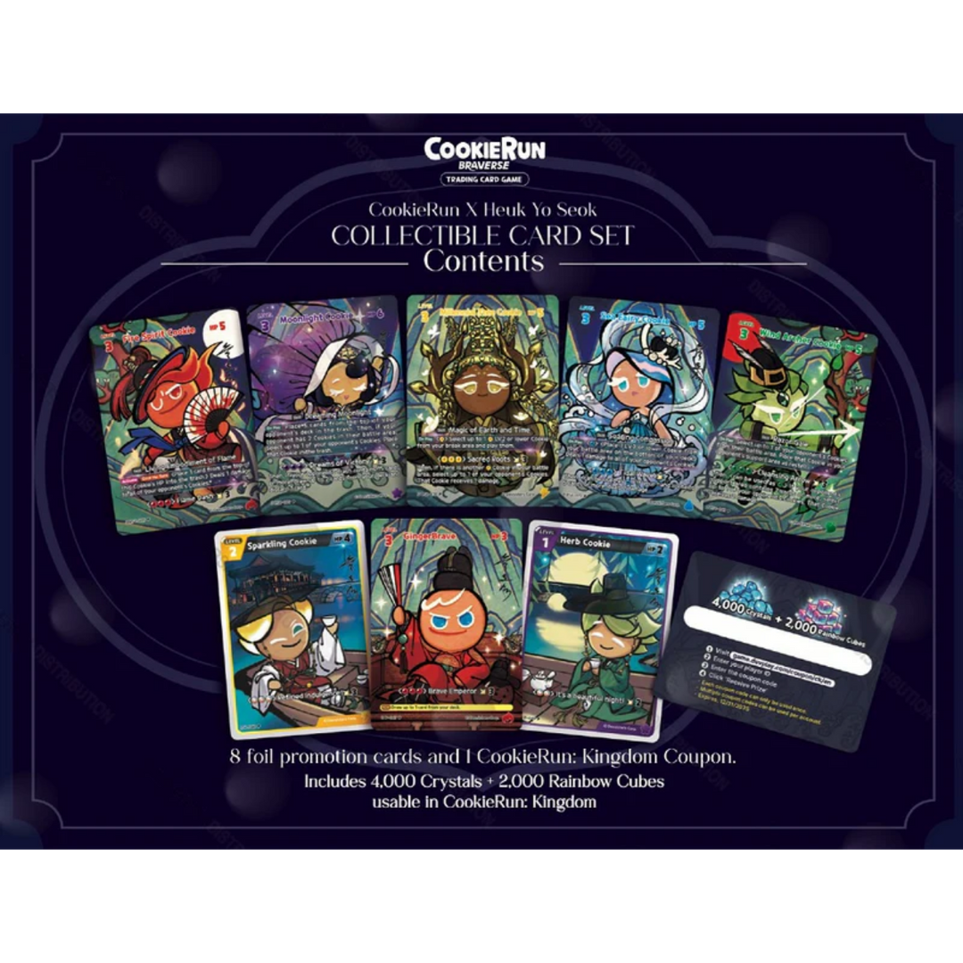 CookieRun Braverse TCG: x Heuk Yo Seok Collectible Card Set