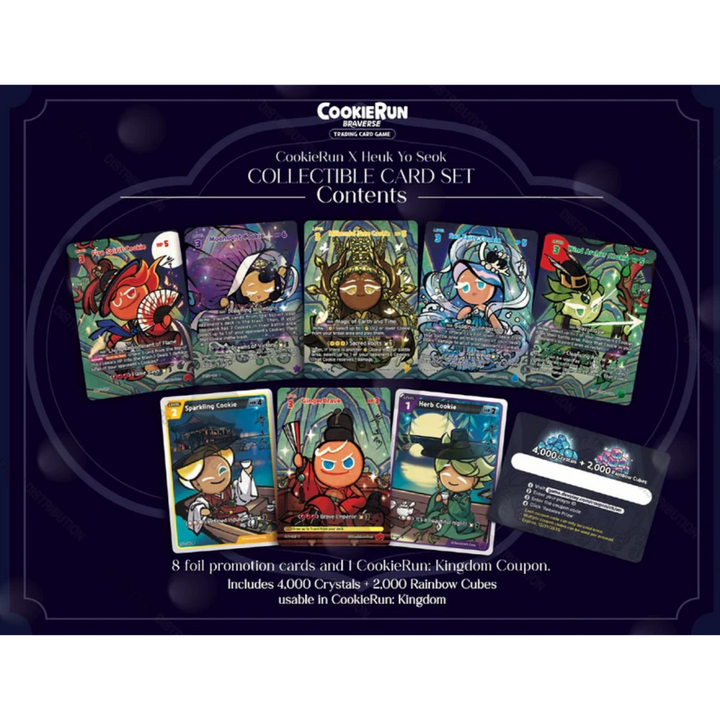 CookieRun Braverse TCG: x Heuk Yo Seok Collectible Card Set