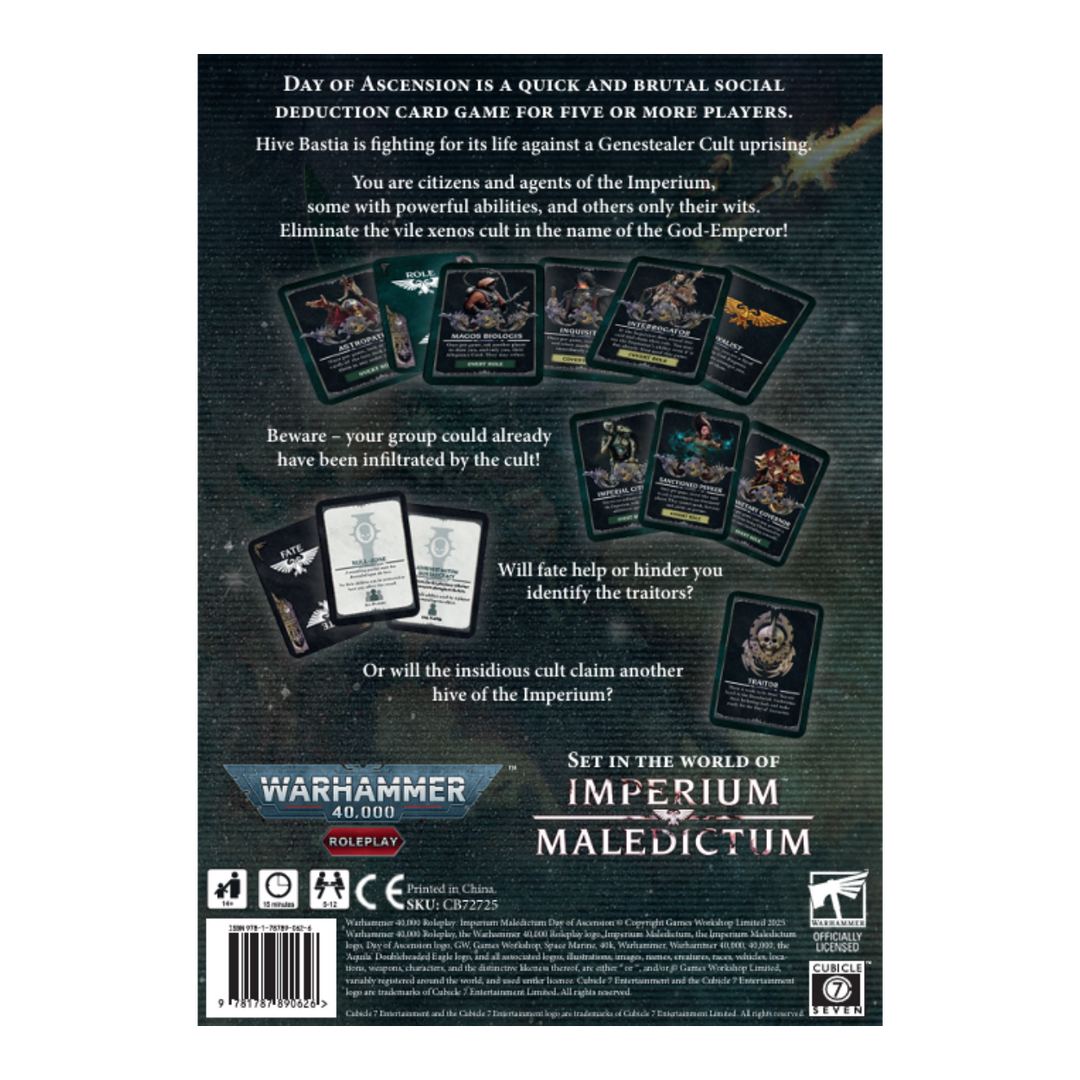 Warhammer 40k - Day Of Ascension Card Game