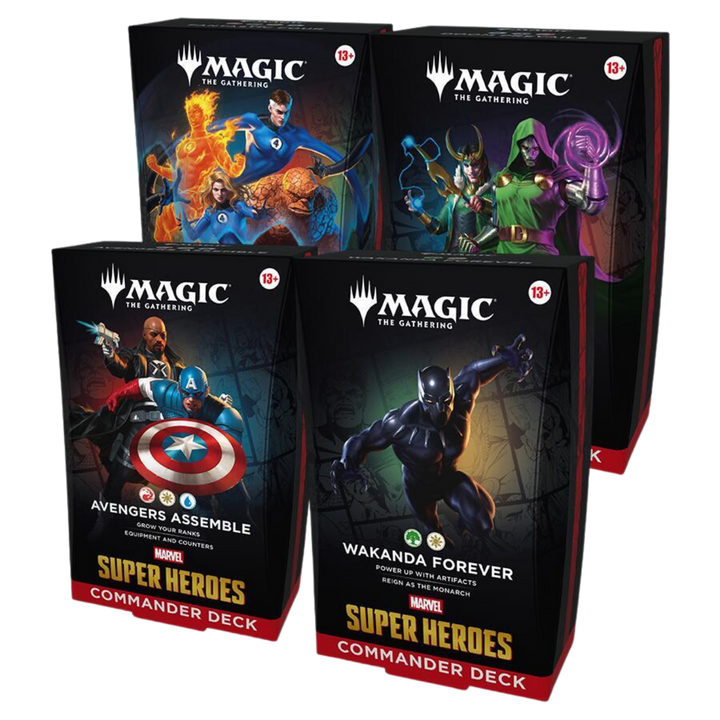 Magic: The Gathering Marvel Super Heroes Commander Decks