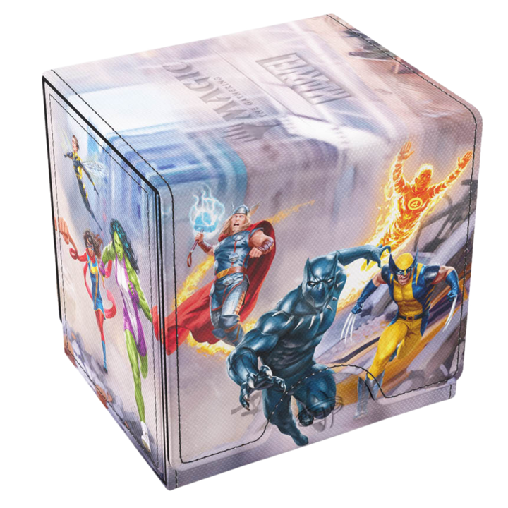 Gamegenic - Magic: the Gathering Sidekick 100+ XL Convertible Deck Box - Marvel Super Heroes