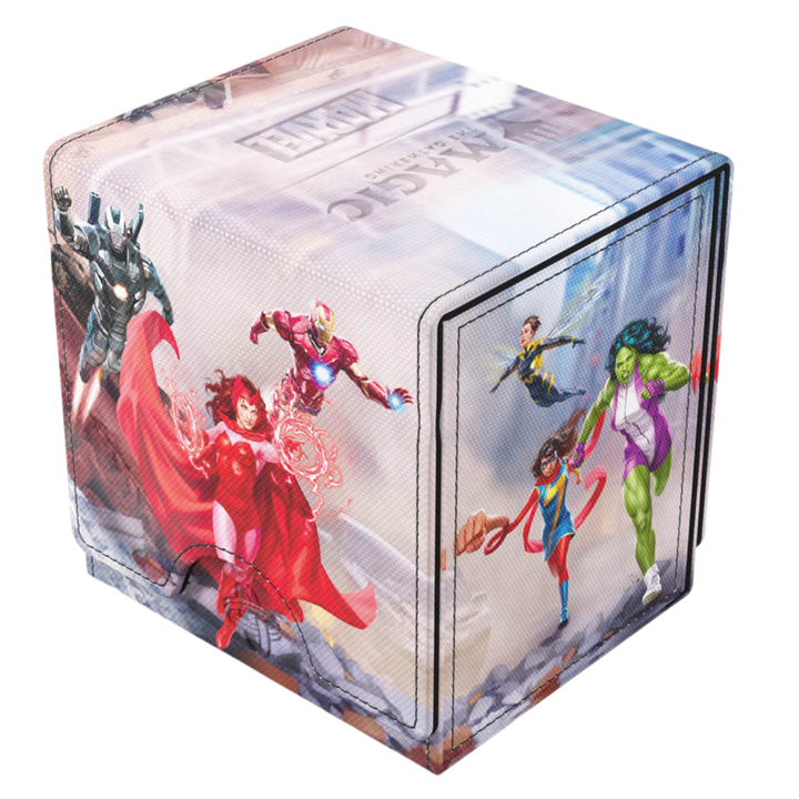 Gamegenic - Magic: the Gathering Sidekick 100+ XL Convertible Deck Box - Marvel Super Heroes