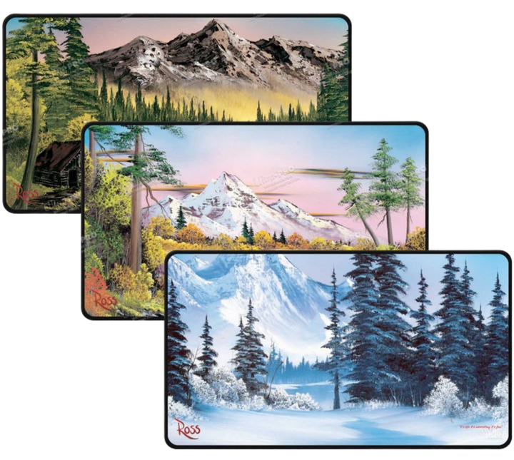 Ultra Pro: Bob Ross Black Stitched Playmat