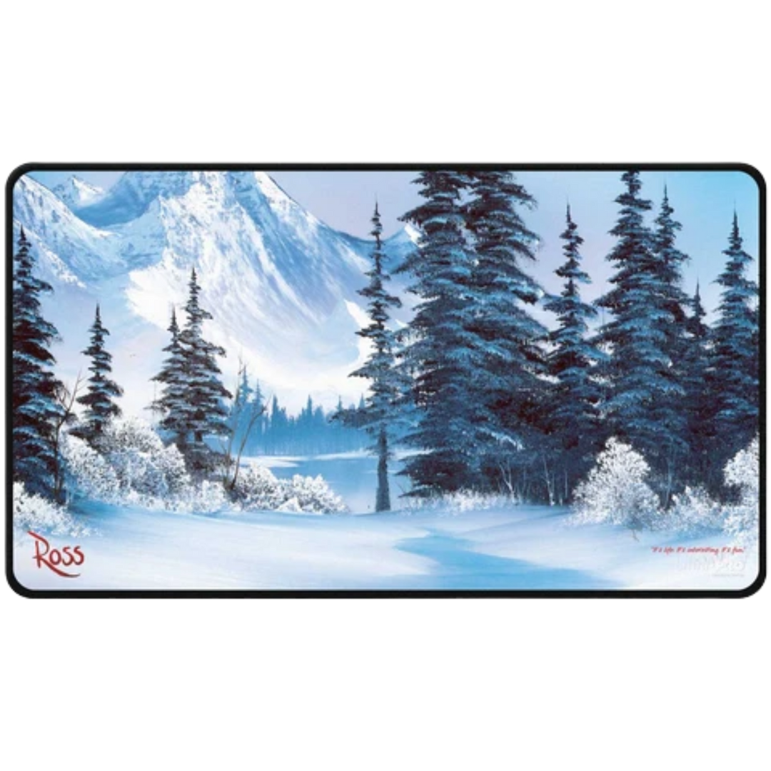 Ultra Pro: Bob Ross Black Stitched Playmat