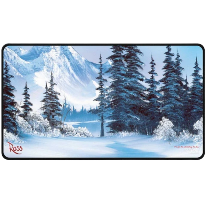Ultra Pro: Bob Ross Black Stitched Playmat