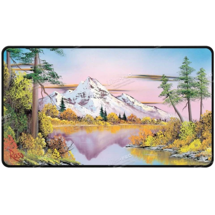 Ultra Pro: Bob Ross Black Stitched Playmat