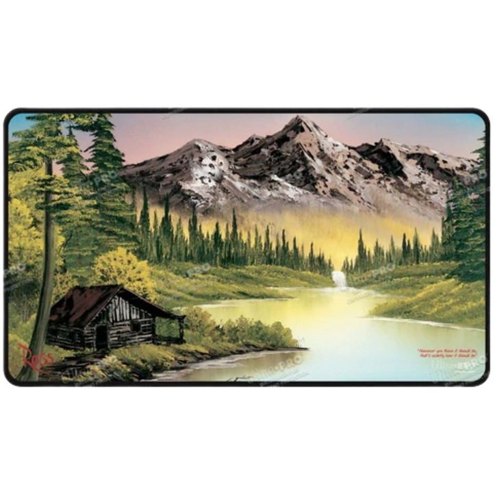 Ultra Pro: Bob Ross Black Stitched Playmat