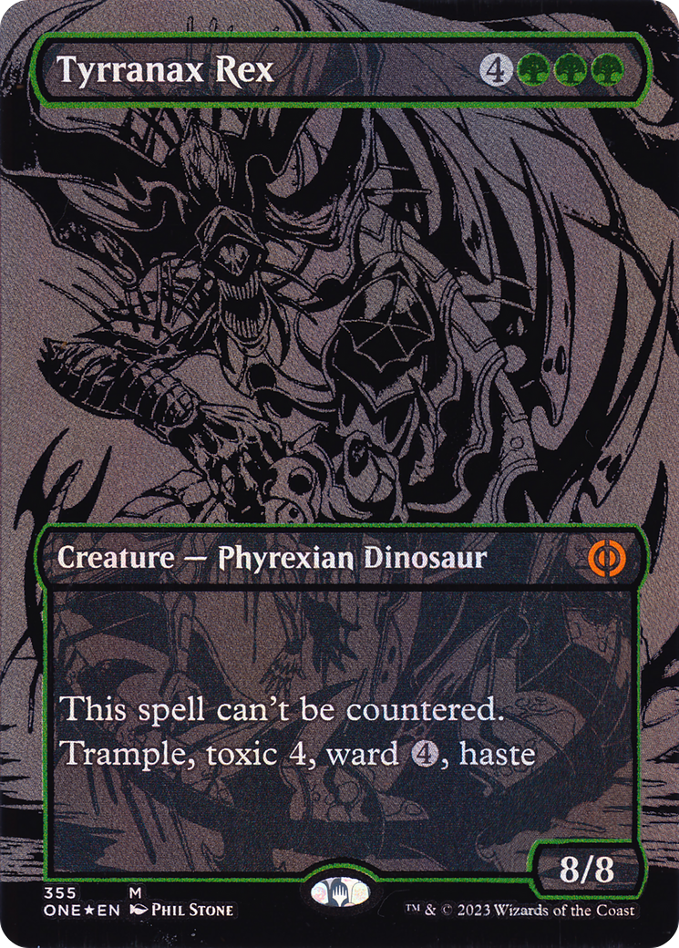 Tyrranax Rex (Oil Slick Raised Foil)