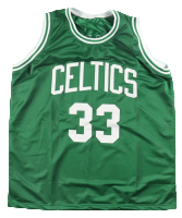 Larry Bird Signed Autographed Custom Jersey (JSA)