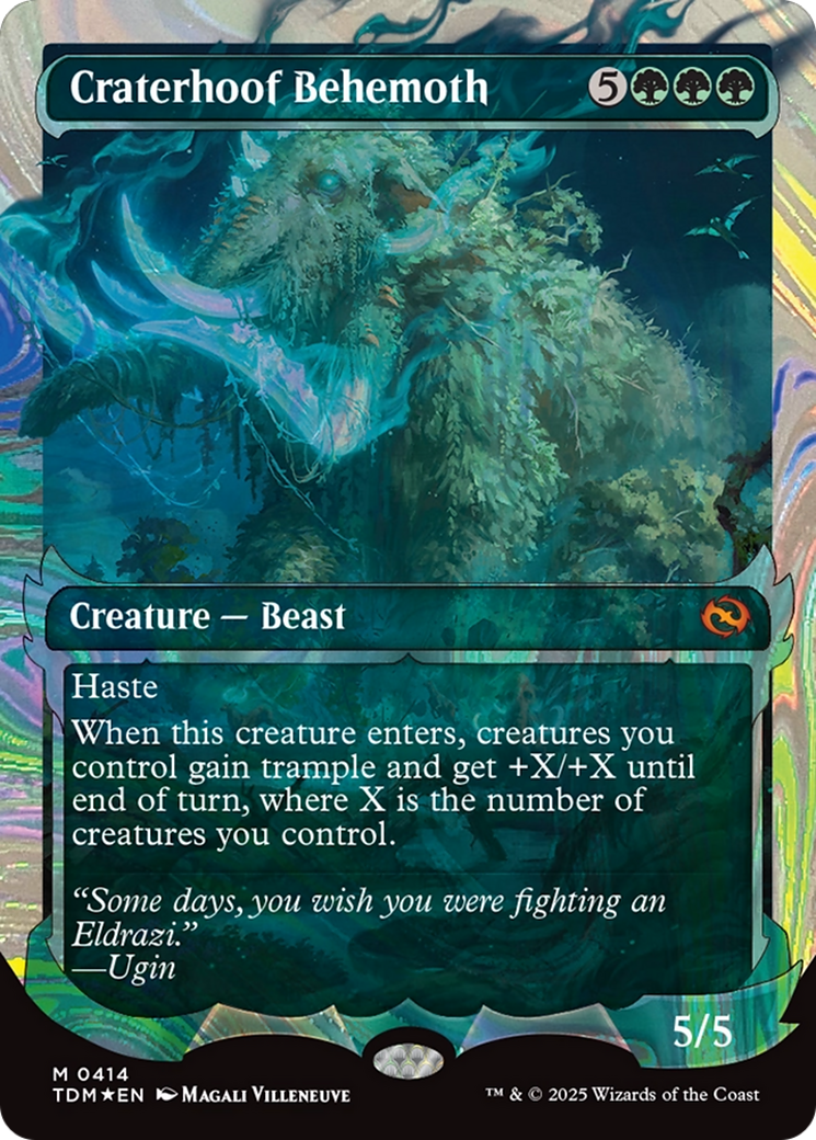 Craterhoof Behemoth (Showcase) (Halo Foil)