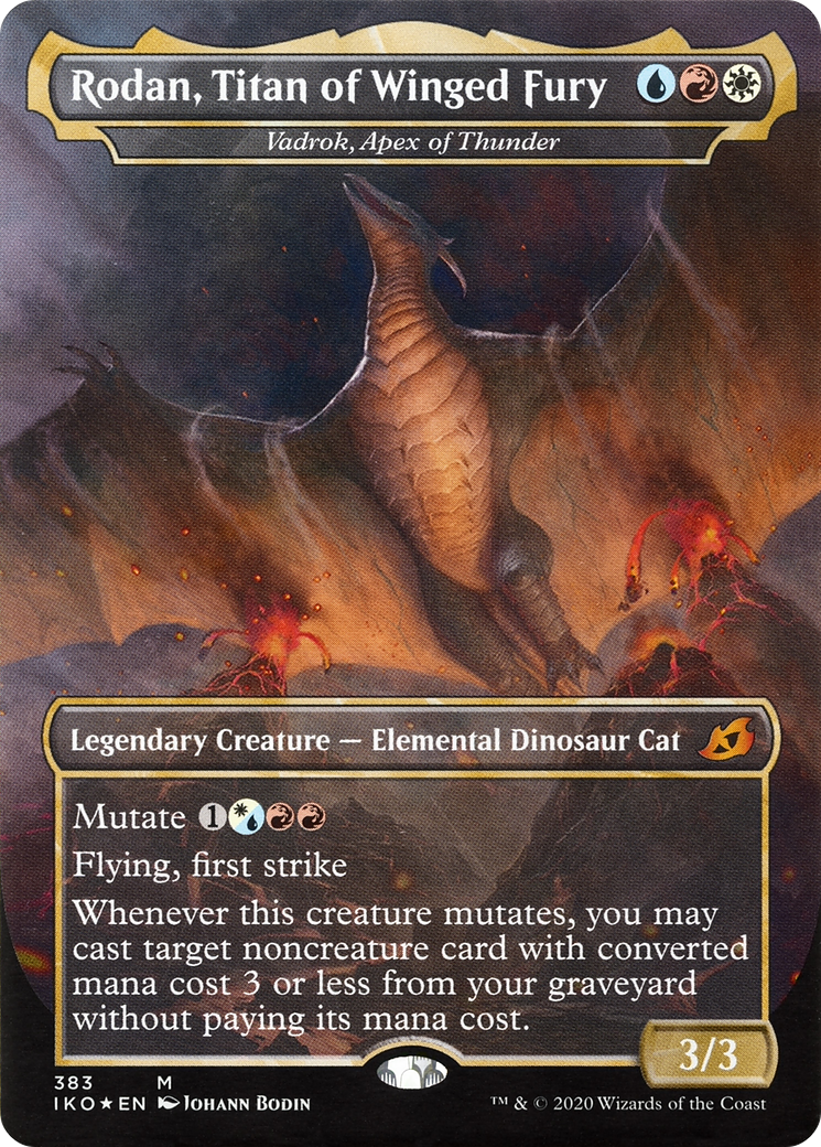 Rodan, Titan of Winged Fury - Vadrok, Apex of Thunder