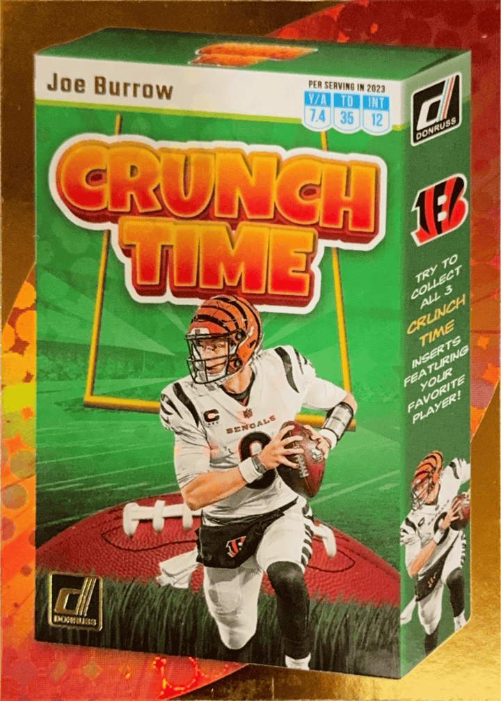 2023 Panini Donruss - Joe Burrow Crunch Time Insert CT-3 Cincinnati Bengals