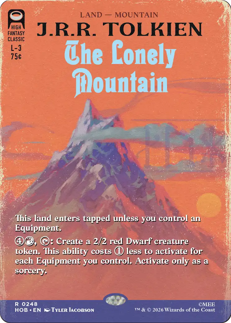 The Lonely Mountain (Borderless)