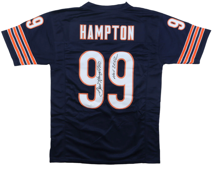Dan Hampton Autographed Signed Custom Jersey - (JSA)