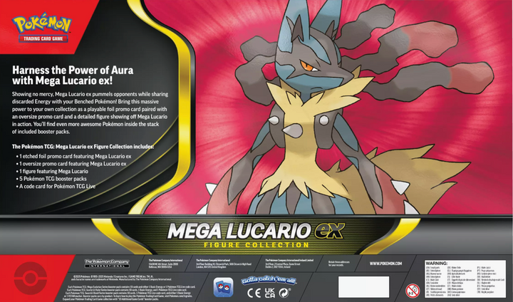 Pokemon TCG: Mega Lucario ex Figure Collection