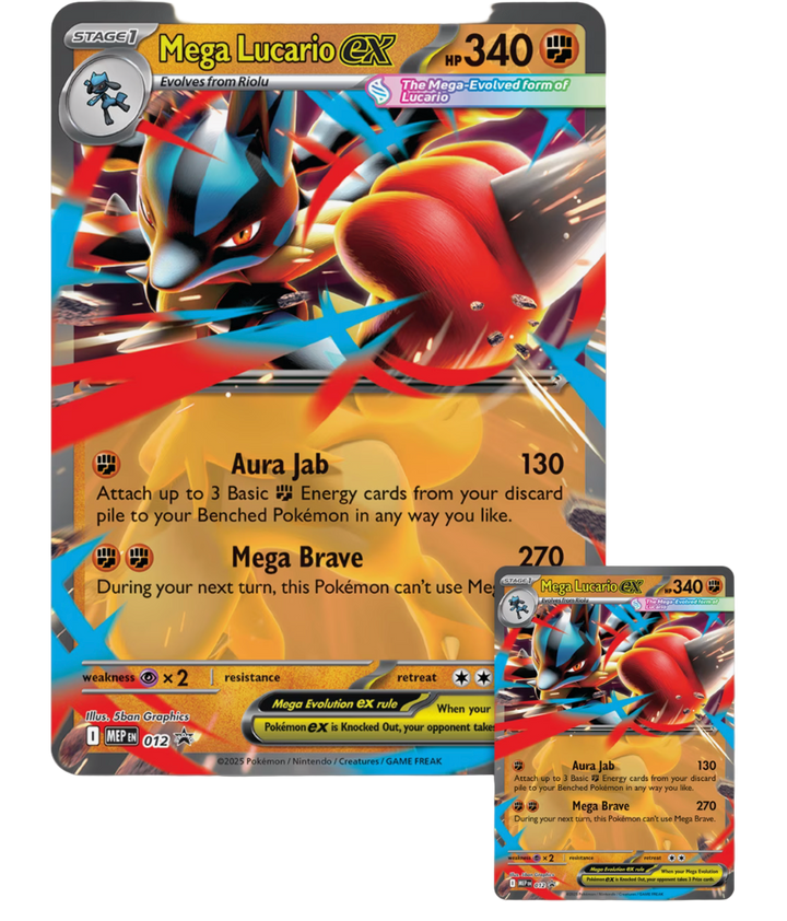 Pokemon TCG: Mega Lucario ex Figure Collection