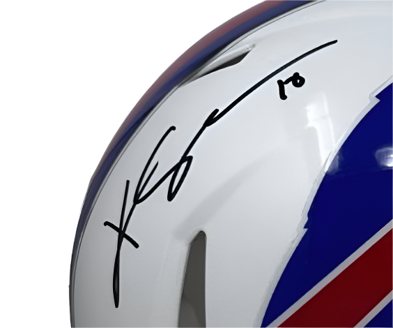 Khalil Shakir Autographed Signed Full Size Authentic Bills NFL Speed Helmet