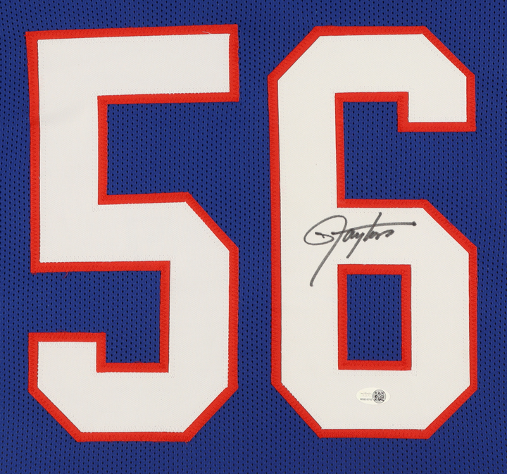 Lawrence Taylor Autographed Signed Custom Framed Jersey Display (JSA)