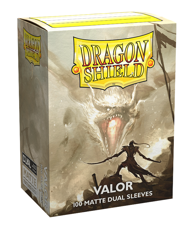 Dragon Shield Sleeves: Valor Standard Dual Matte (Box Of 100)