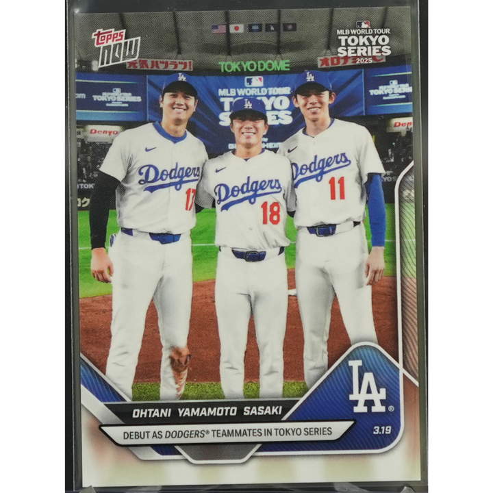 2025 Topps Now  - Ohtani Yamamoto Sasaki 7 - Base